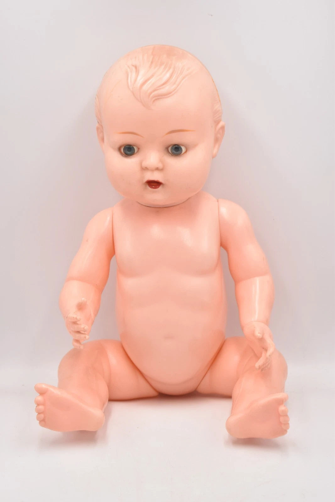 Vintage 1950s OK Kader Large Hard Plastic Doll 48cm Collectable Vintage Toy