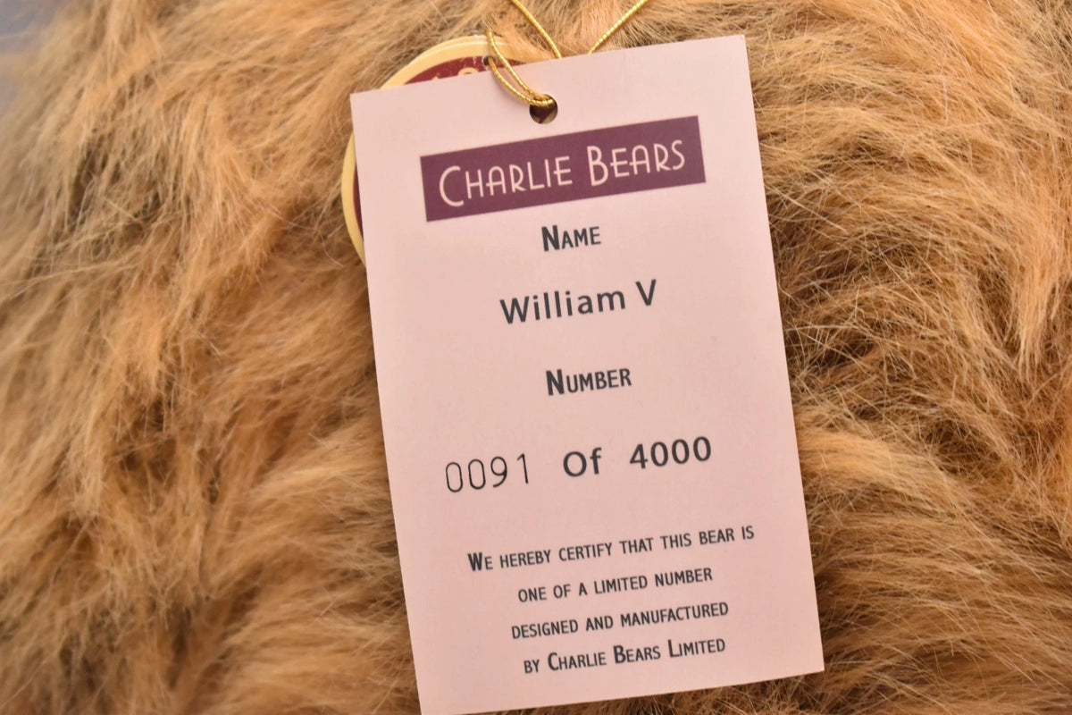 Charlie Bears William V Isabelle Lee Limited Edition Retired Tagged Teddy Bear