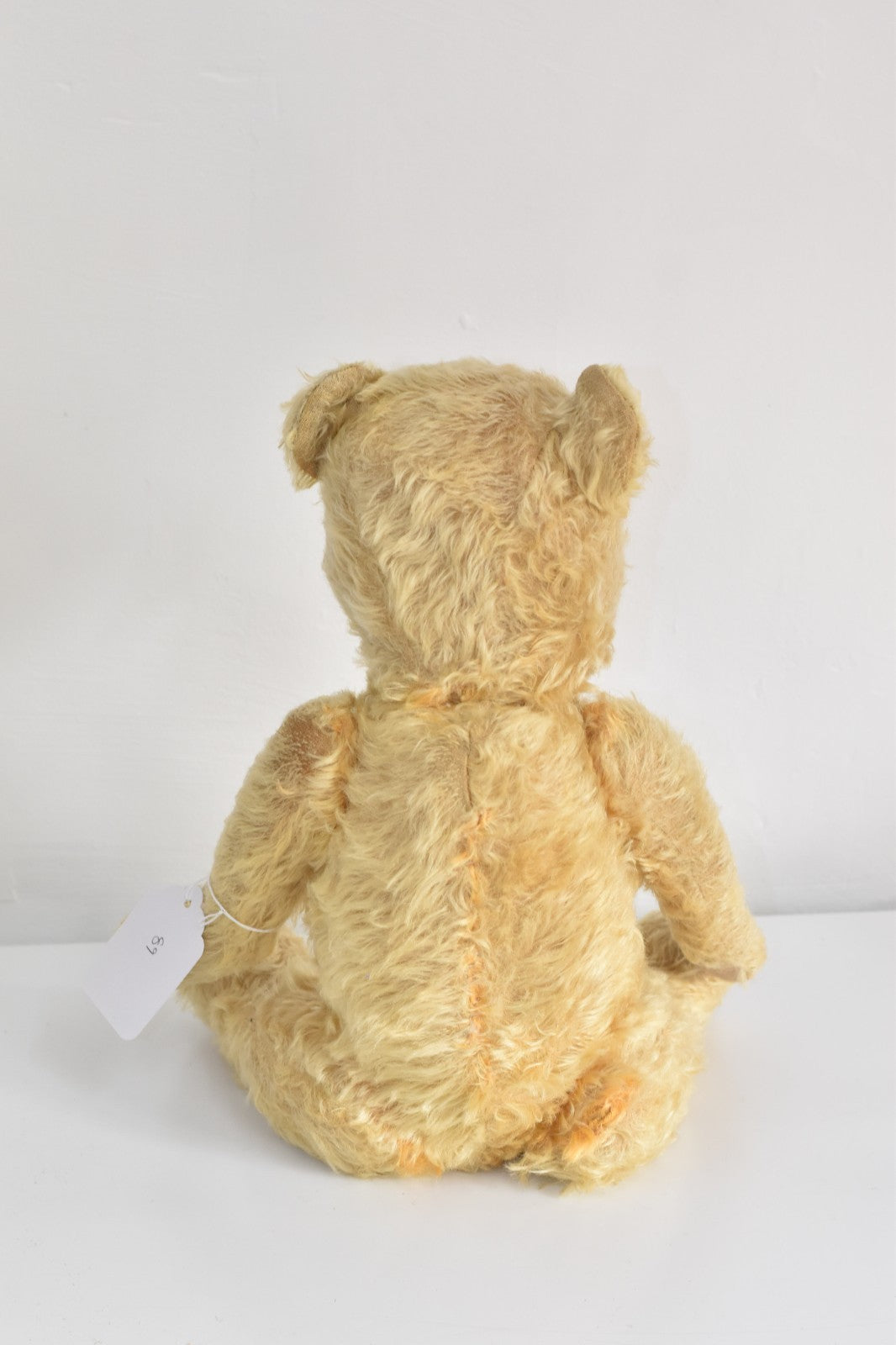 Vintage 1930s Chiltern Hugmee Mohair Teddy Bear Fully Jointed, Glass Eyes, 46cm