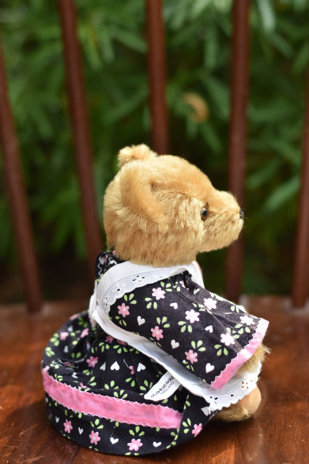 Vintage Hermann Mohair Teddy Bear 20cm - Fully Jointed, Dressed, Collectible
