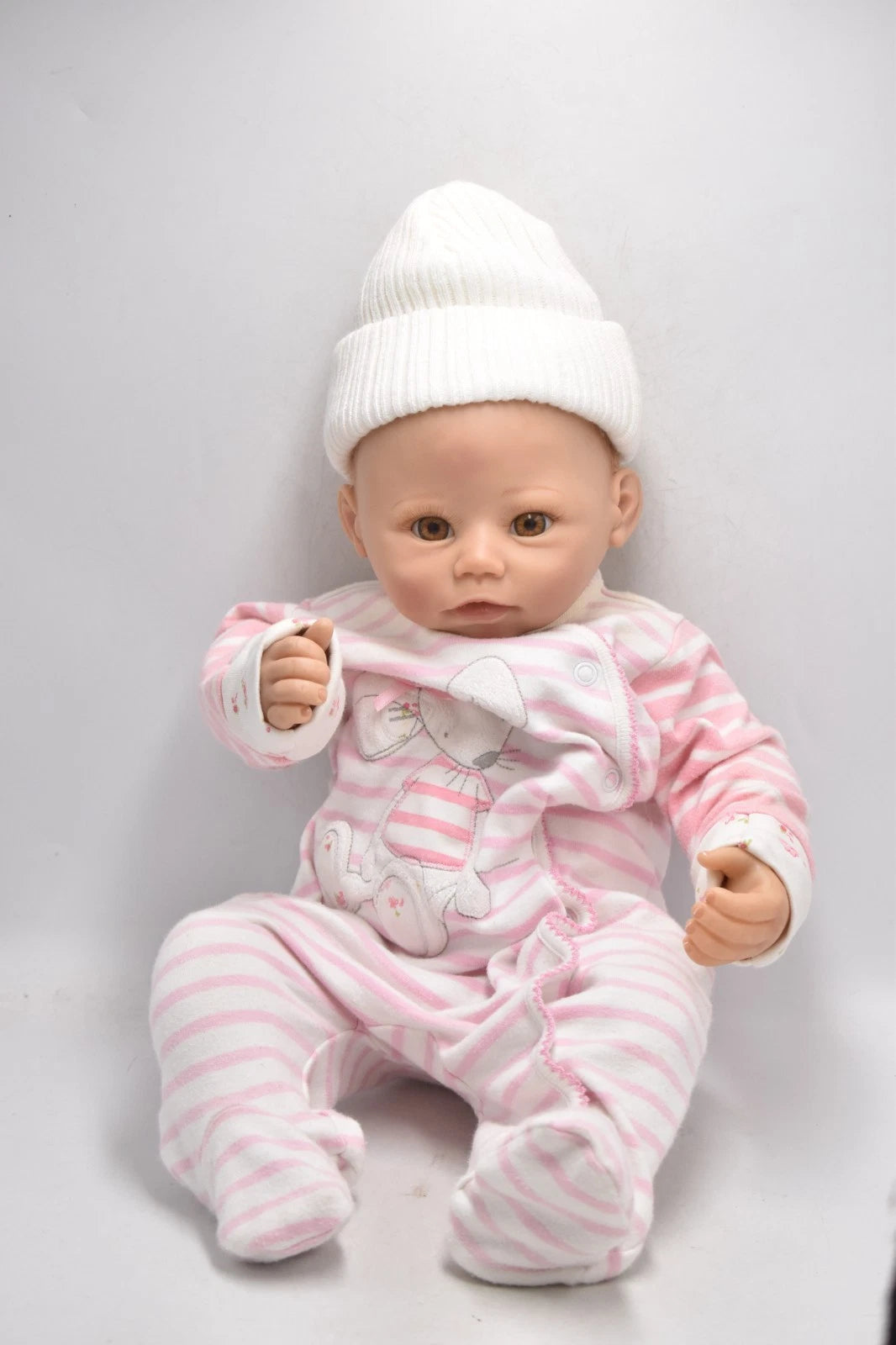 Vintage Ashton Drake Reborn Baby Girl Doll by Linda Murray 48cm Vinyl Limbs