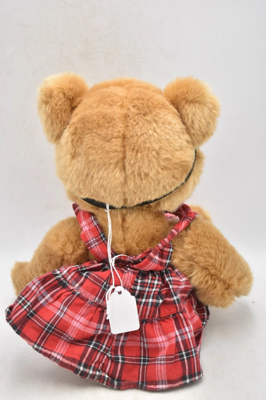 Avent Brown Plush Bear in Tartan Dress 33cm Soft Toy Plush Teddy Bear