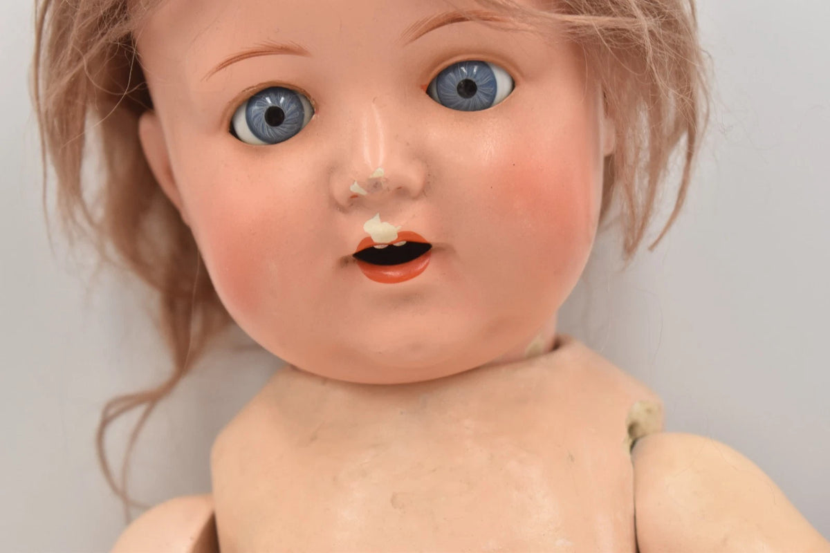 Antique Armand Marseille 996 Toddler Doll Bisque Head 58cm German Vintage Doll