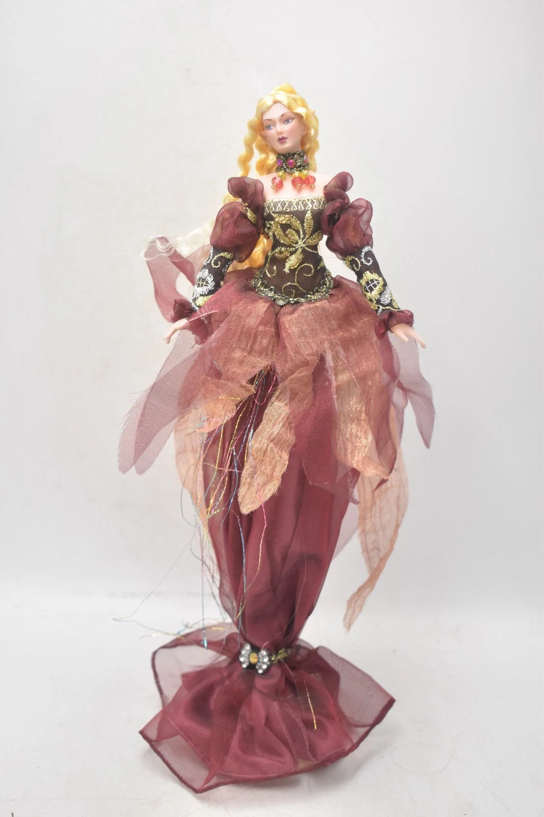Vintage One of a Kind Handmade Fairy Doll 34cm Collectible Fantasy Art Doll