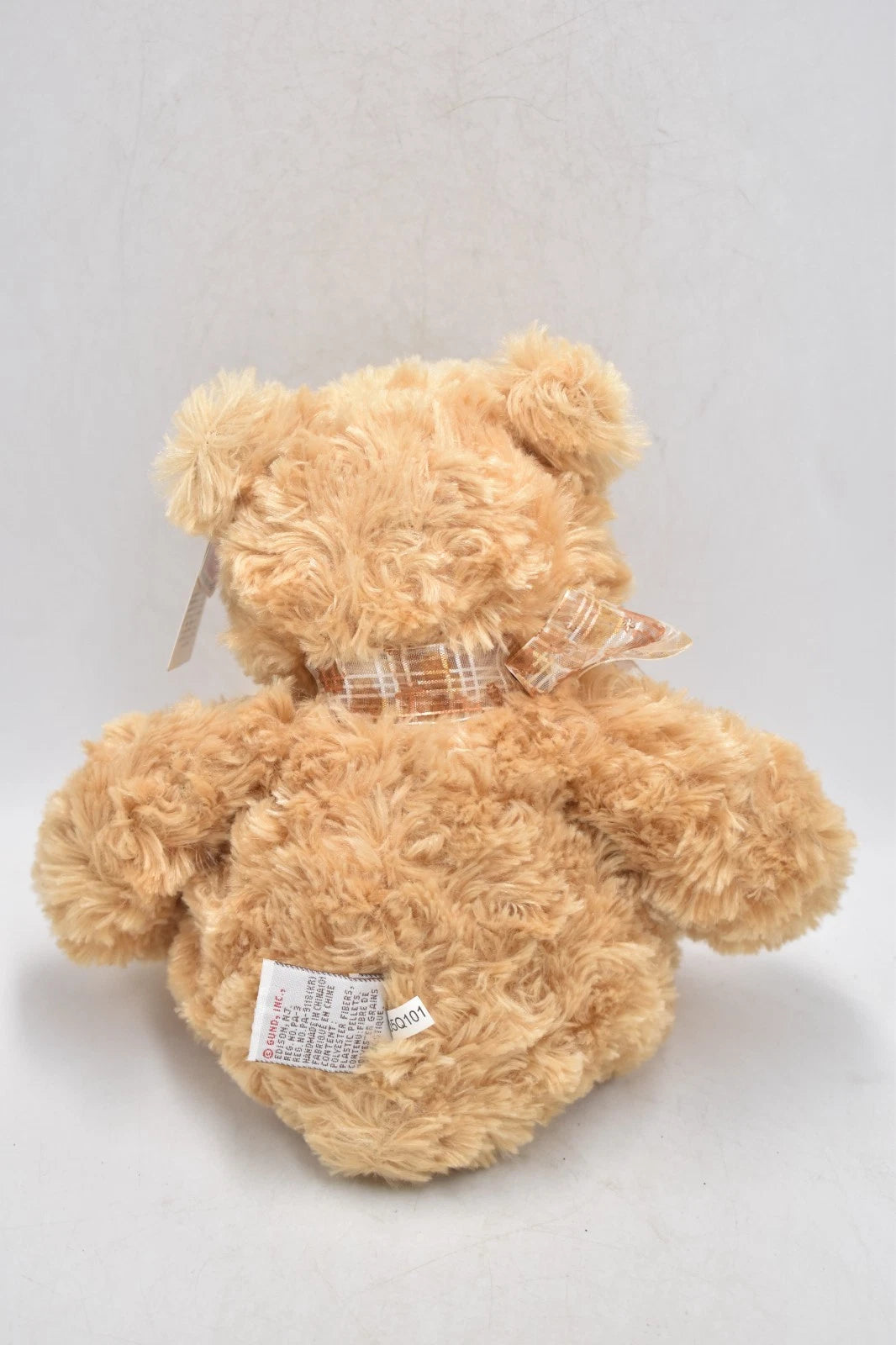 Gund Cooper Brown Teddy Bear With Floral Neck Scarf 30cm