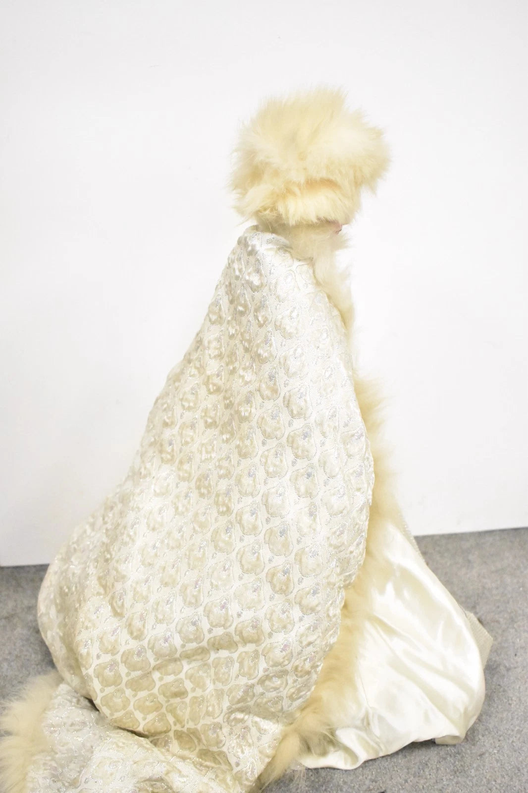 Franklin Heirloom Porcelain Doll Snow Queen by Franklin Mint 56cm Vintage