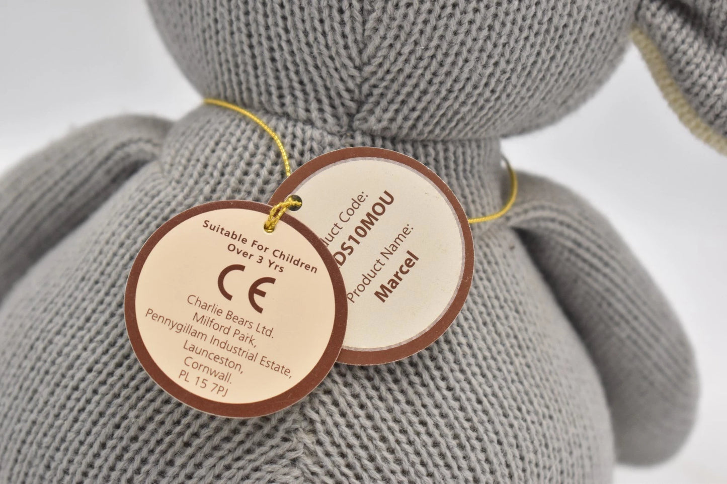 Charlie Bears Marcel Mouse Teddy Bear Retired Plush Mouse Tagged Collectable