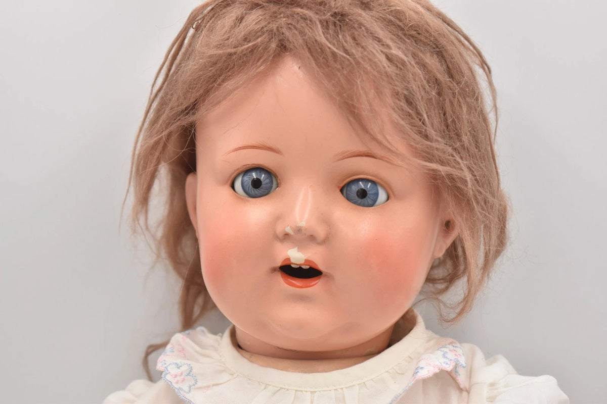 Antique Armand Marseille 996 Toddler Doll Bisque Head 58cm German Vintage Doll