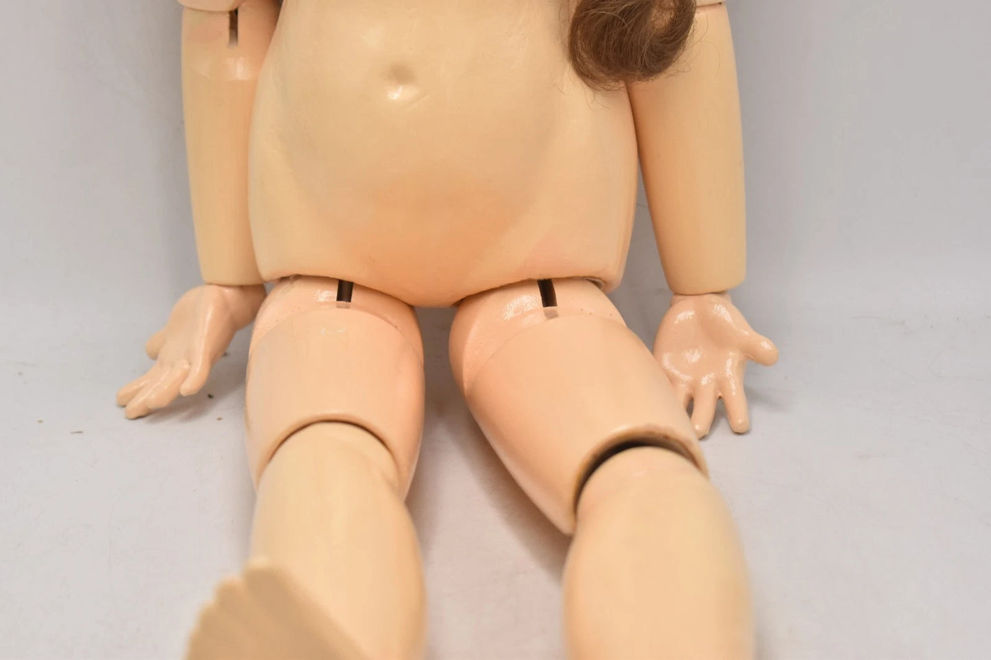 Vintage Reproduction French Andre Thuillier A.14.T Bisque Head Doll Seeley Body