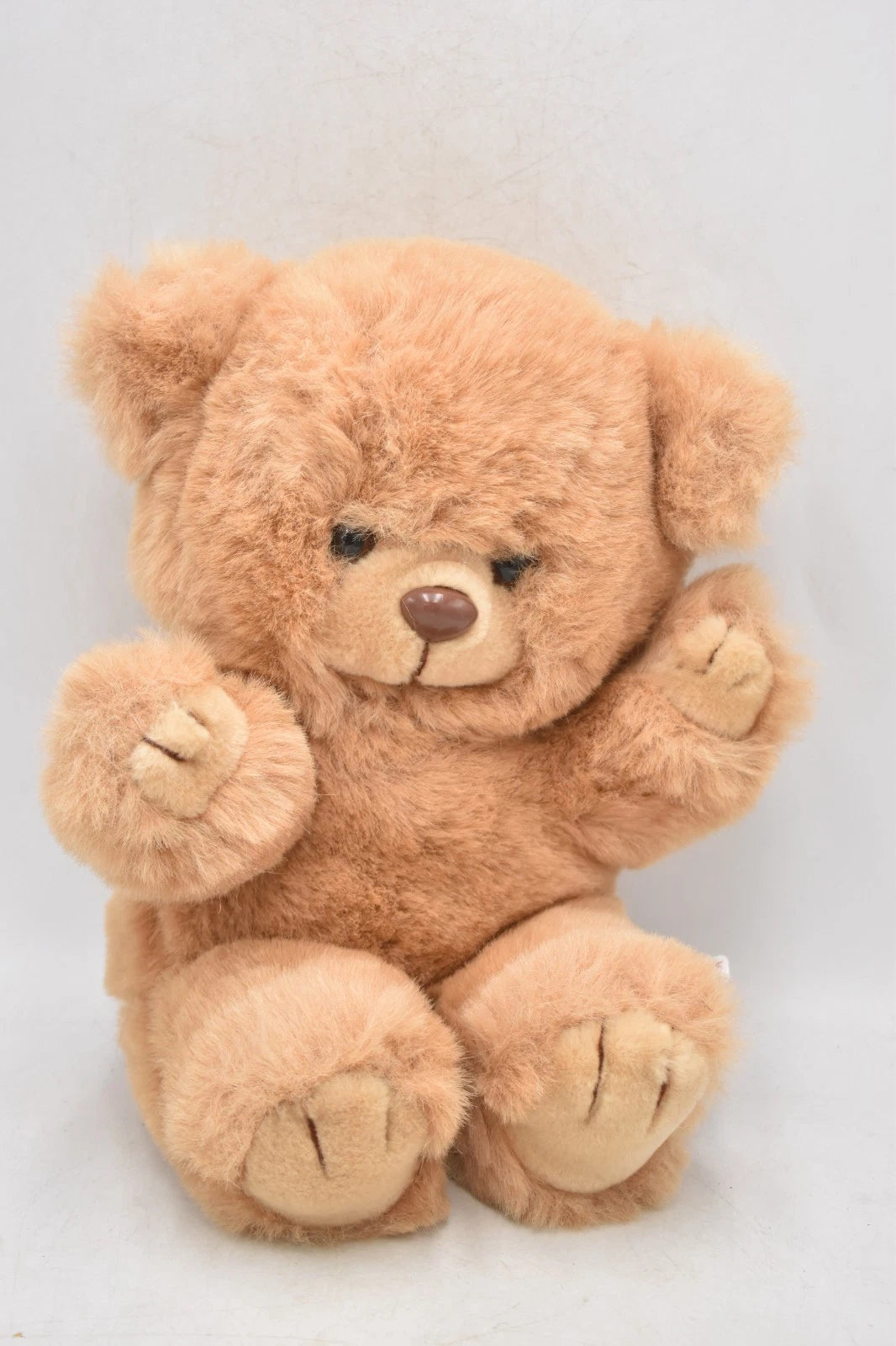 1990s Berwick Toys Ltd Oatmeal Plush Teddy Bear Soft Toy 24cm
