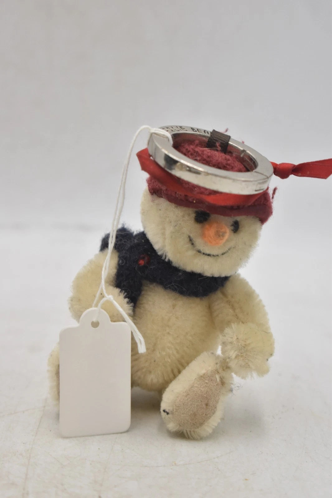 Charlie Bears Shiver Snowman Mohair Keyring Limited Edition