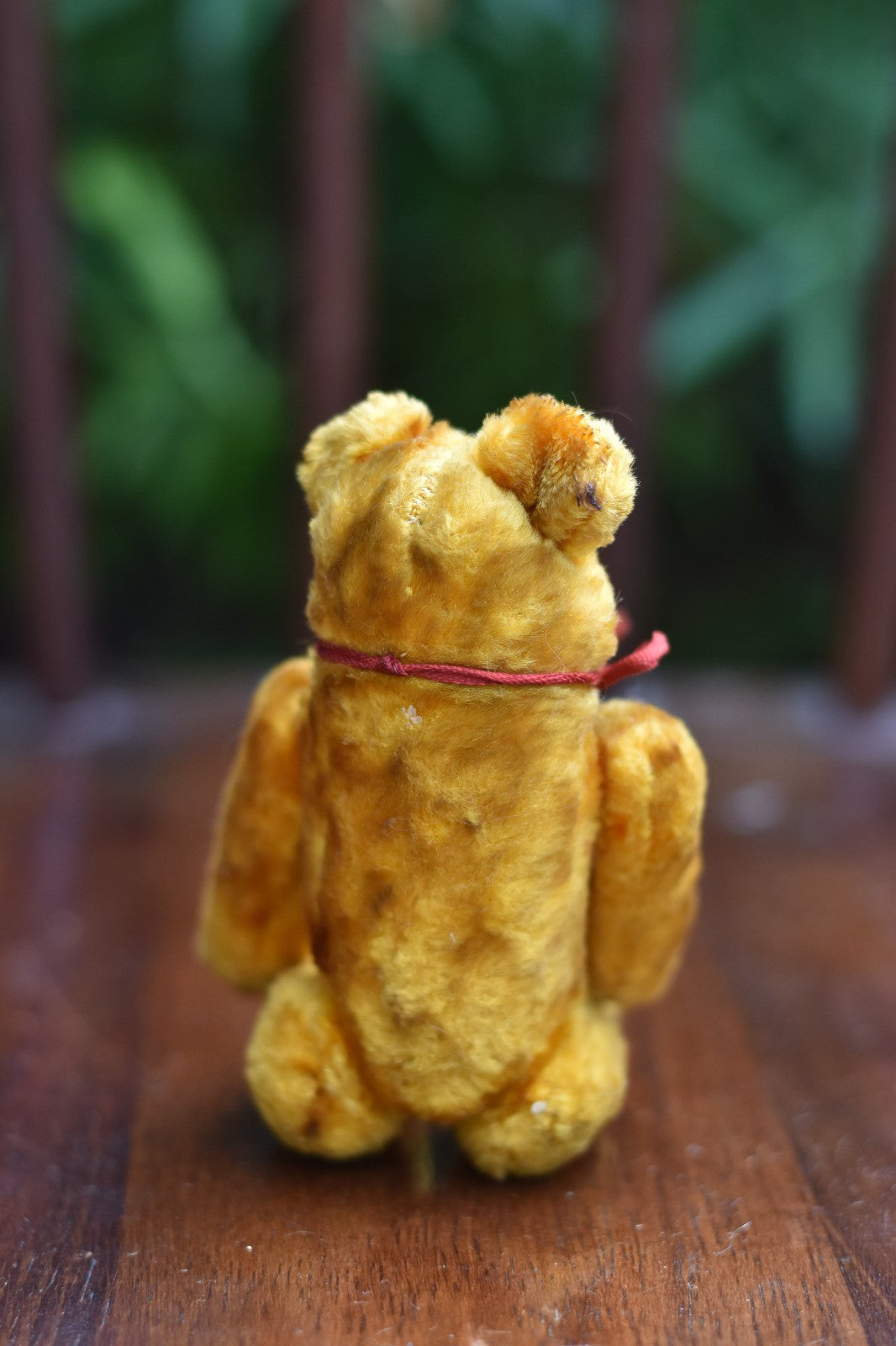Vintage 1940s Post-War Edward Silk Plush Teddy Bear Jointed, 12cm Collectible