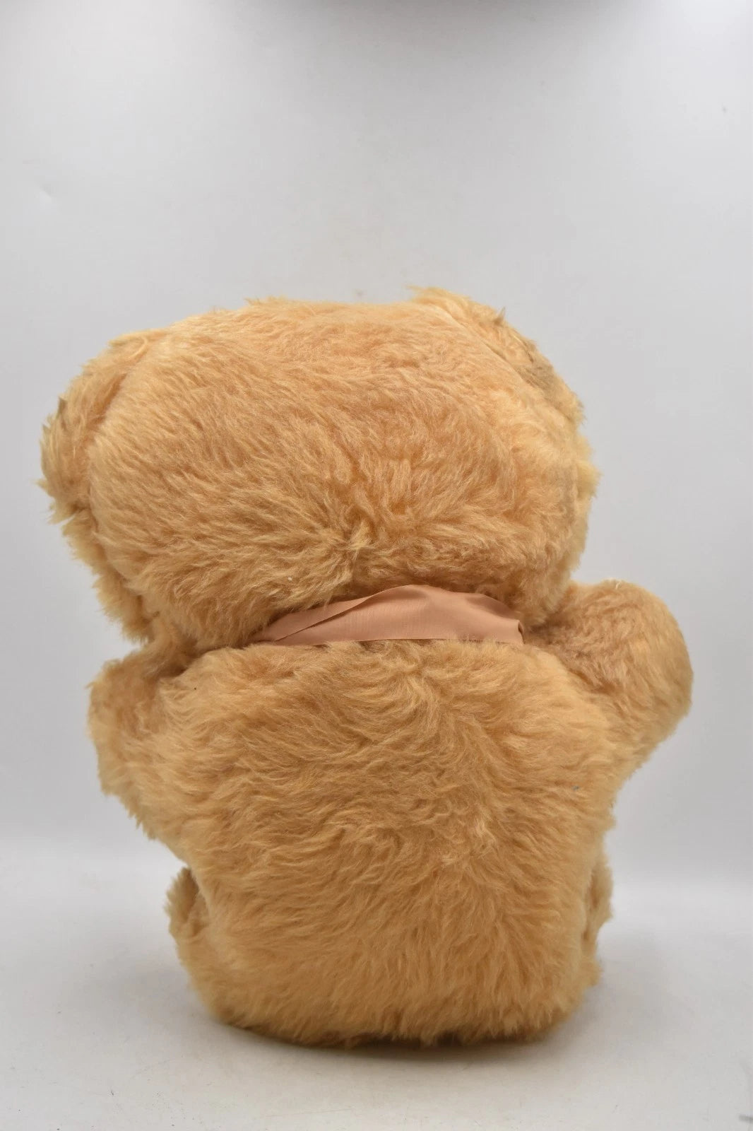 Vintage 1970s Large Teddy Bear Plush Soft Toy Moulded Nose 52cm Retro