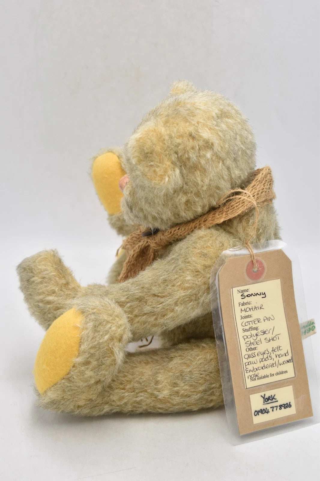 Vintage OOAK Artist Bear Sonny by Purdie Bears York Tagged