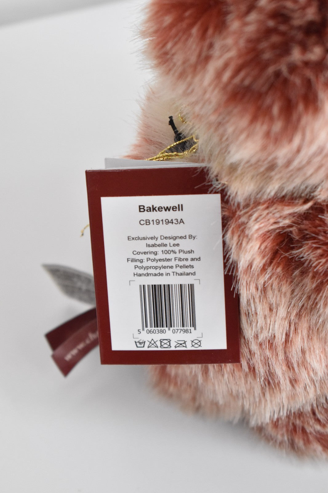 Charlie Bears Bakewell – Retired – Tagged – Designed by Isabelle Lee
