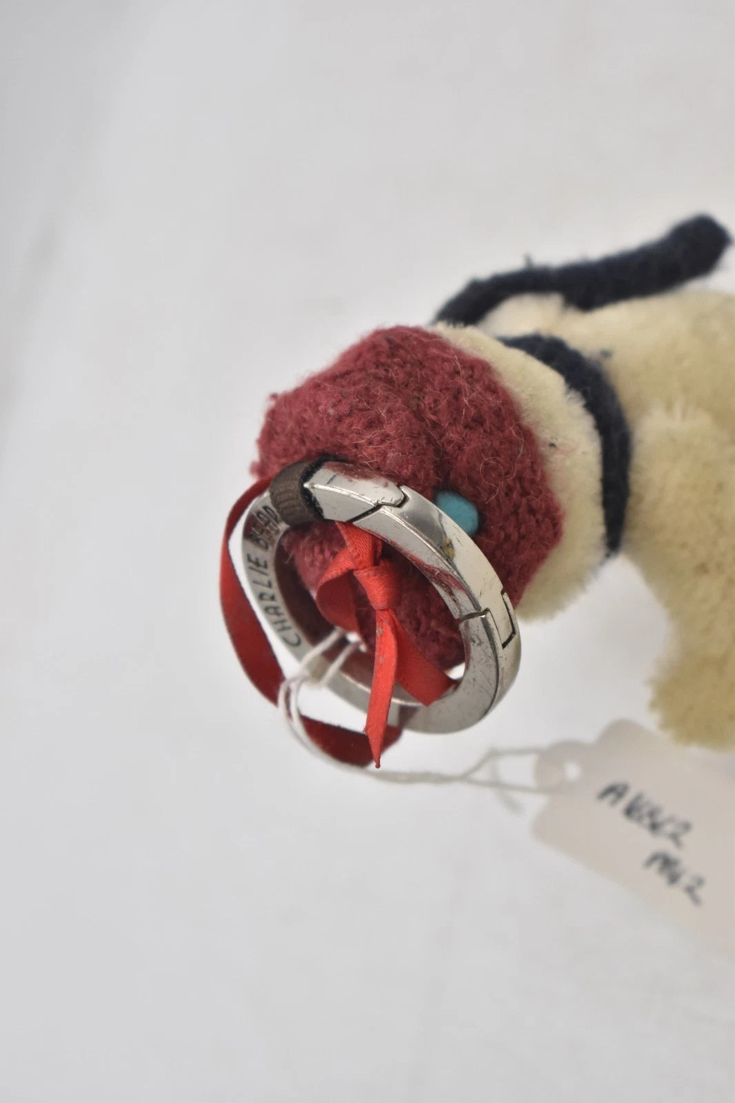 Charlie Bears Shiver Snowman Mohair Keyring Limited Edition