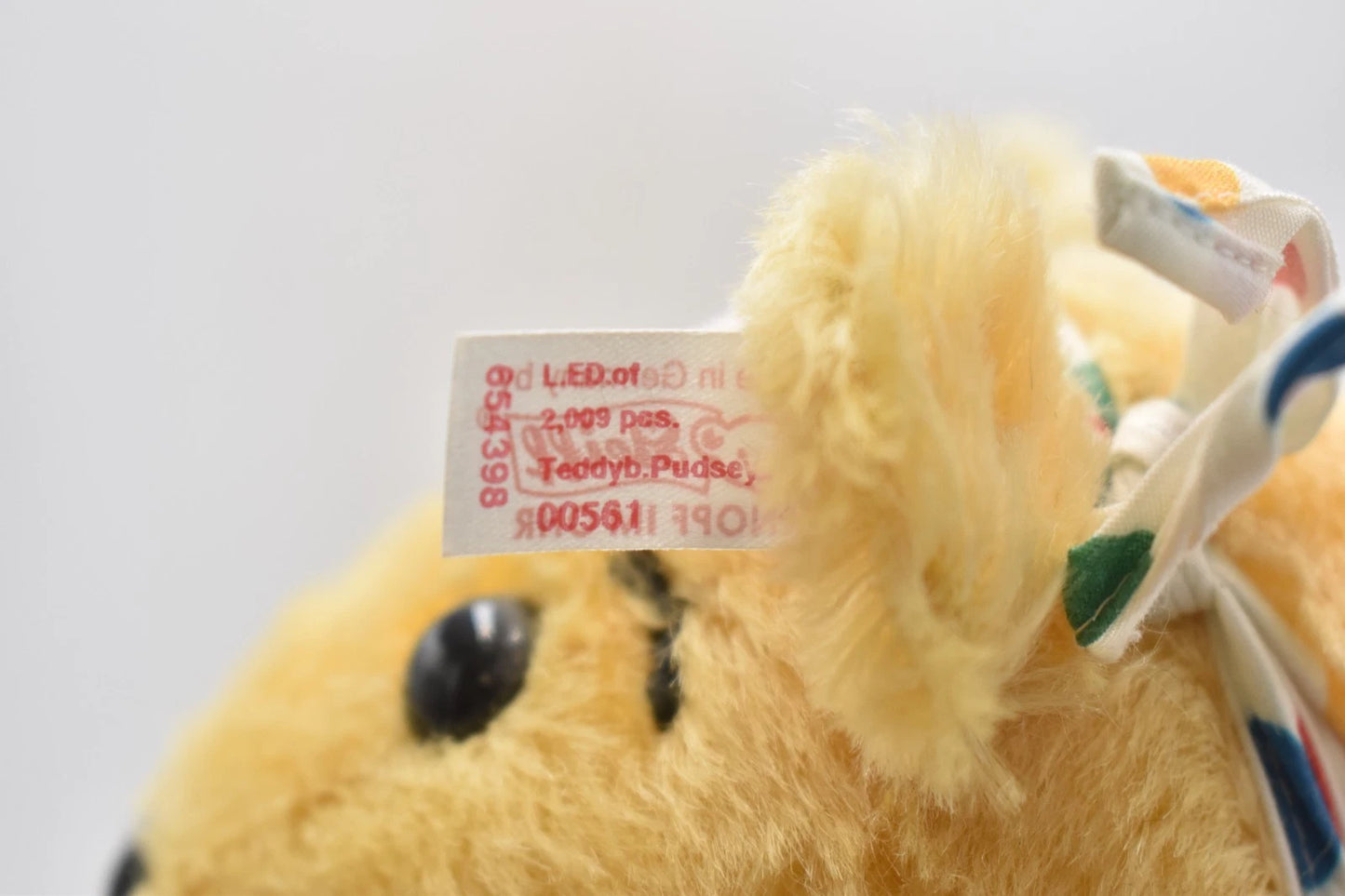 Steiff Children in Need Pudsey Bear – Limited Edition 654398 Mohair Teddy Bear