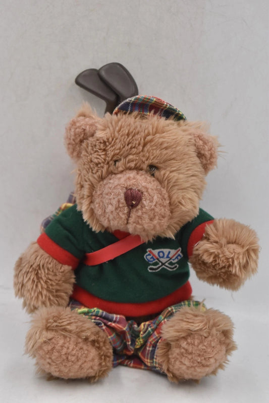 The Teddy Bear Collection Gordon The Golfer Plush Teddy Bear 16cm Retired