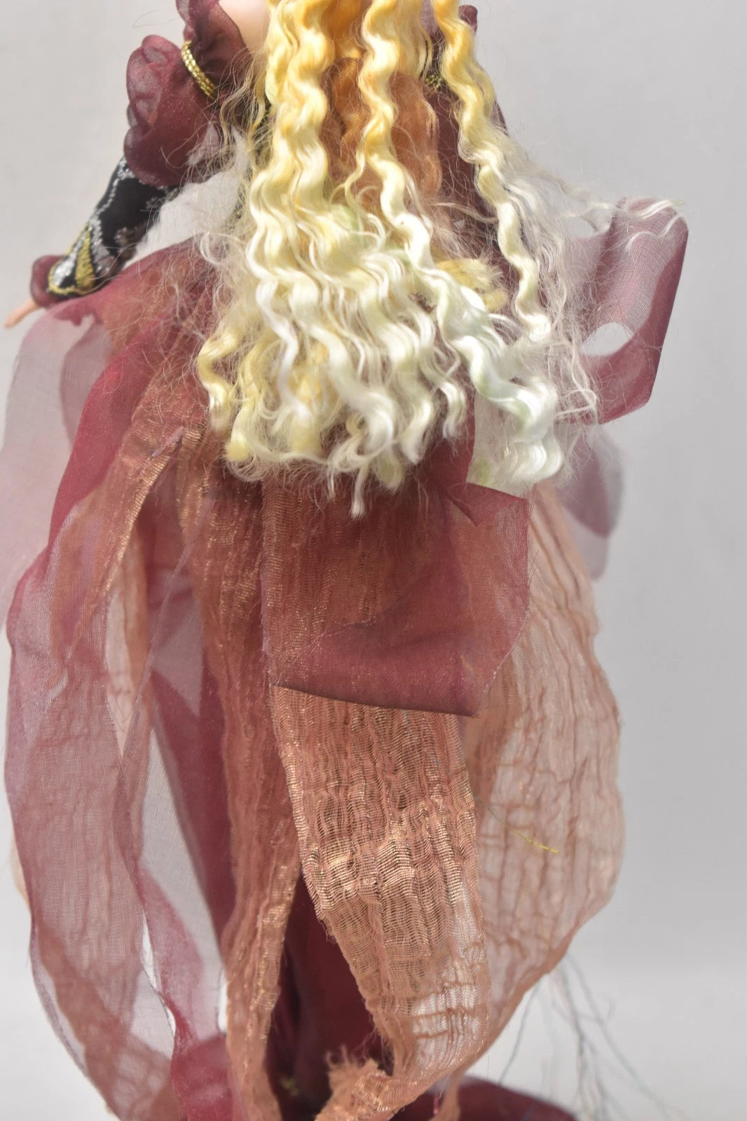 Vintage One of a Kind Handmade Fairy Doll 34cm Collectible Fantasy Art Doll