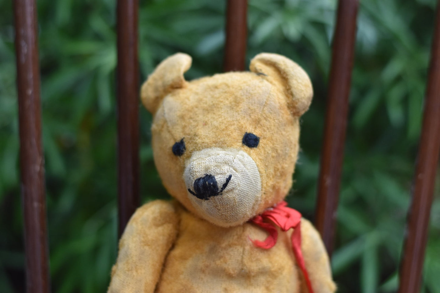 Vintage 1920s American Stick Mohair Teddy Bear – Fully Jointed – 36cm