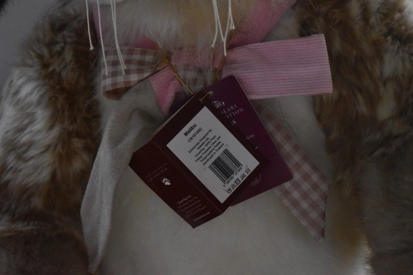 Charlie Bears Malibu Rabbit Isabelle Lee Limited Edition 437/1000 Retired Tagged