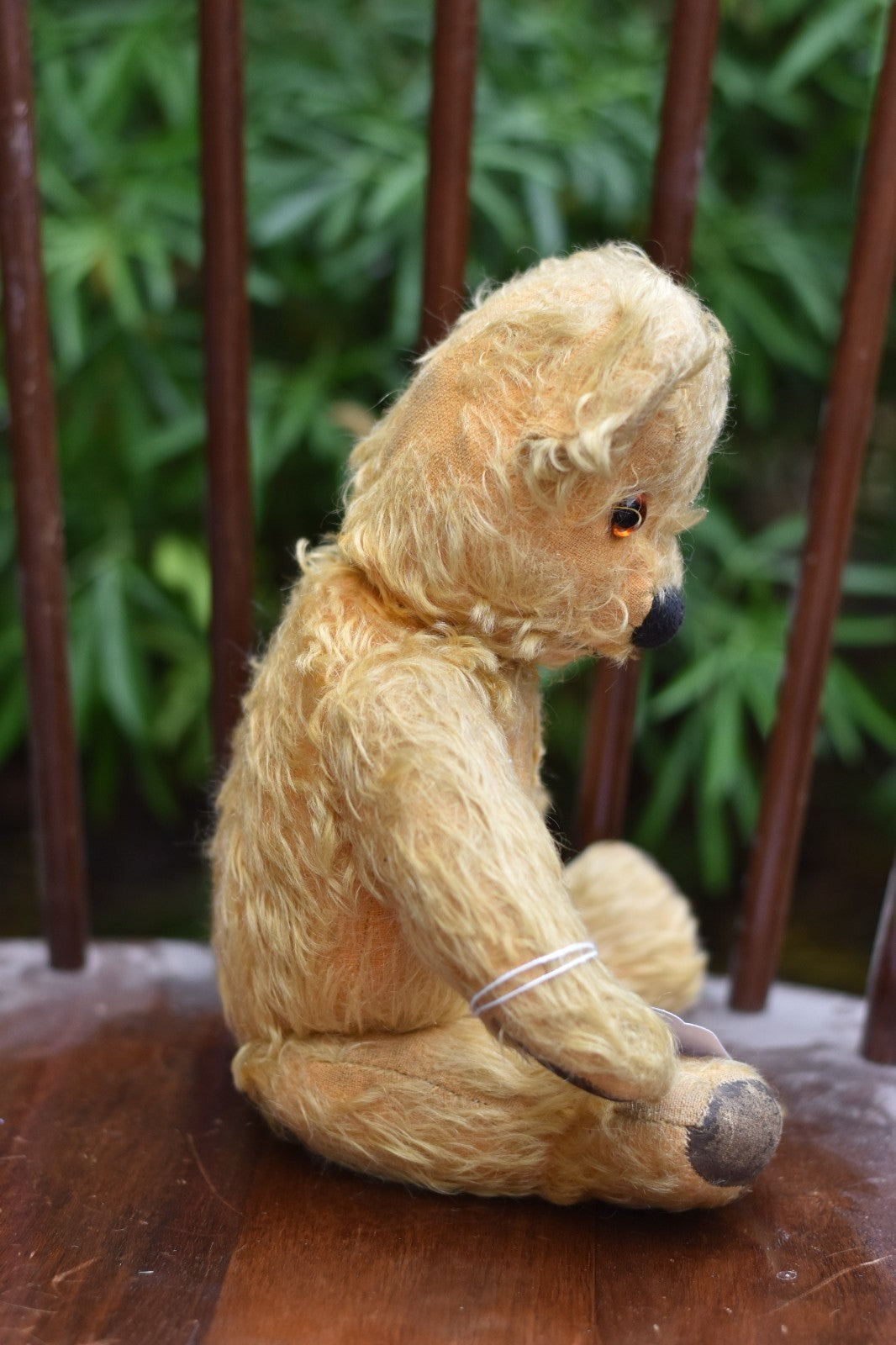 Vintage 1940s / 1950s Merrythought Mohair Teddy Bear – Fully Jointed – 36cm
