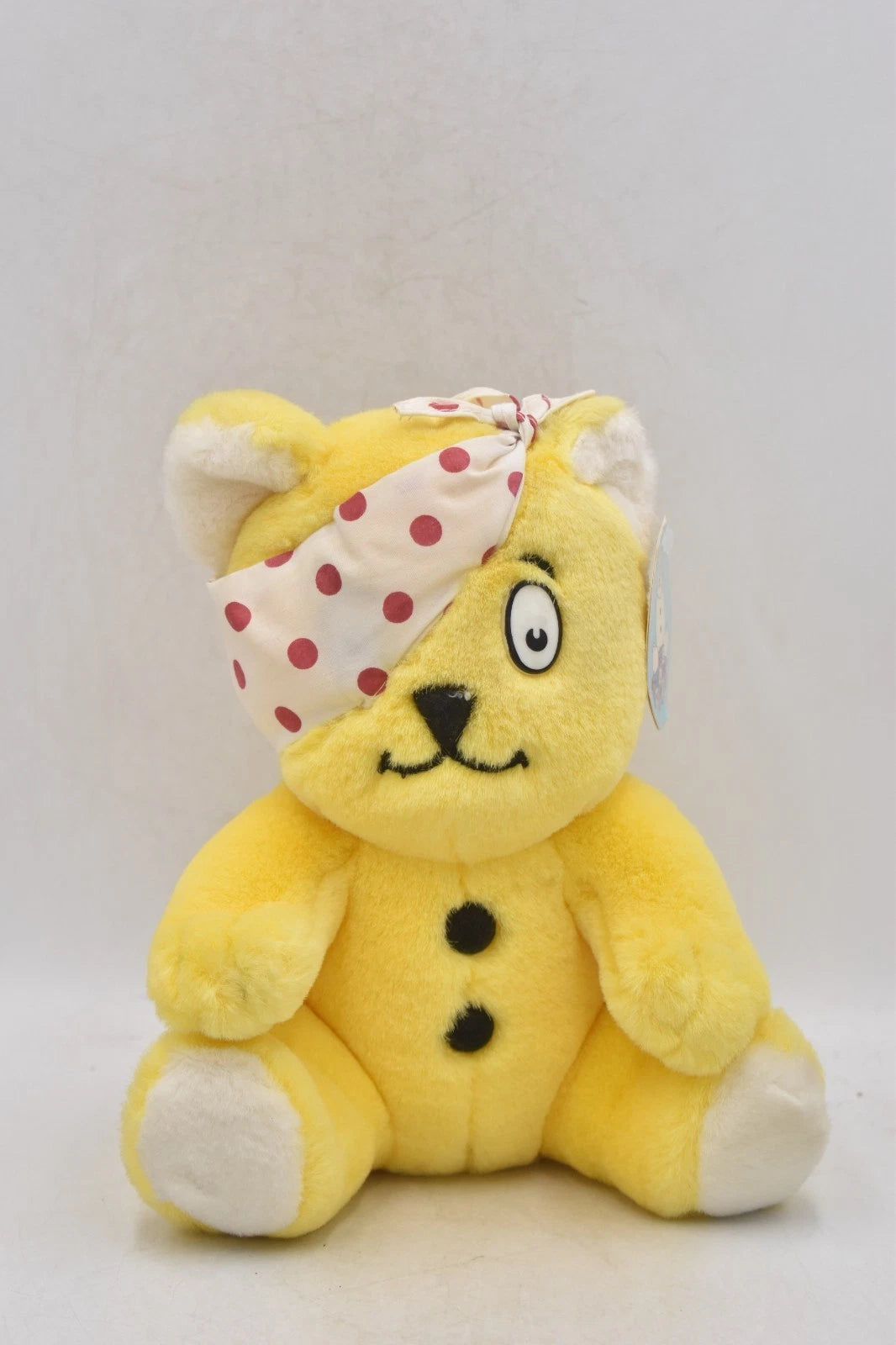 Vintage 1986 BBC Children in Need Pudsey the Bear Plush With Tags 23cm