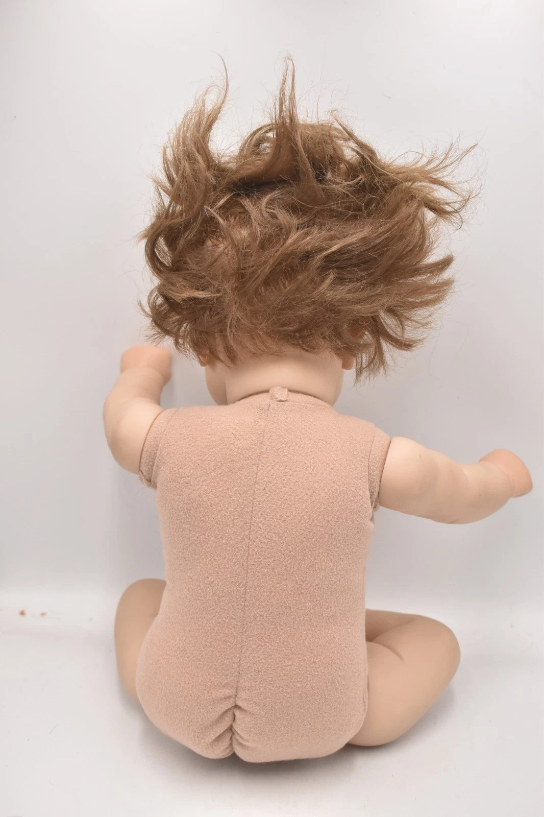 Vintage Reborn Baby Doll Lifelike Vinyl Baby Doll Soft Cloth Body 36cm