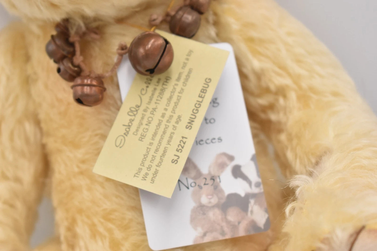 Charlie Bears Isabelle Collection Snugglebug Teddy Bear Limited Edition