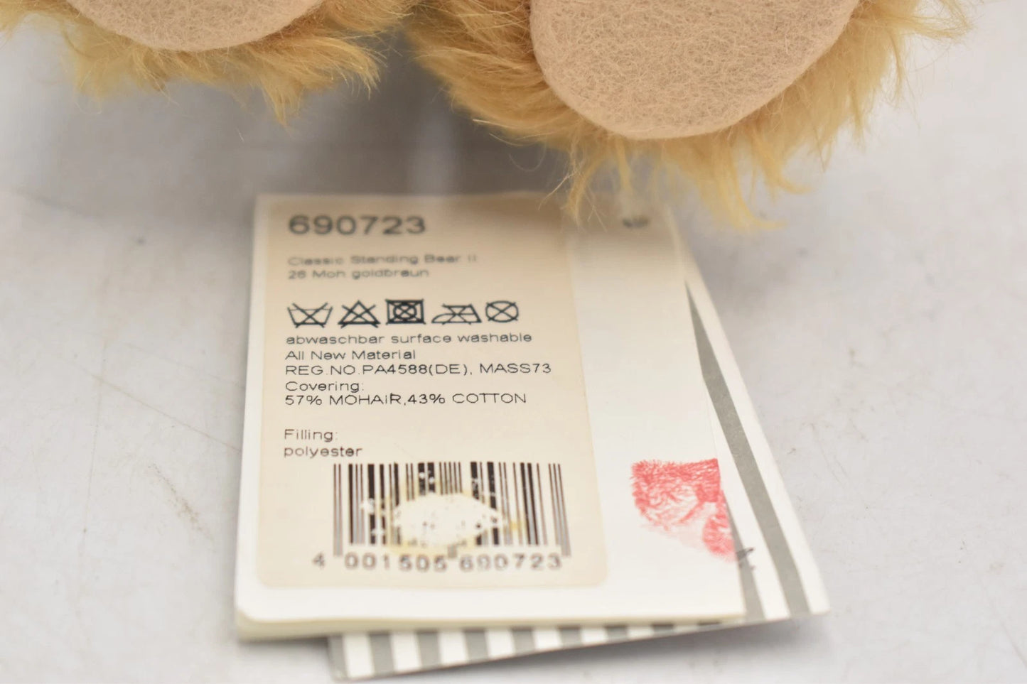 Steiff The Good Doctor Teddy Bear 690723 Mohair Tagged