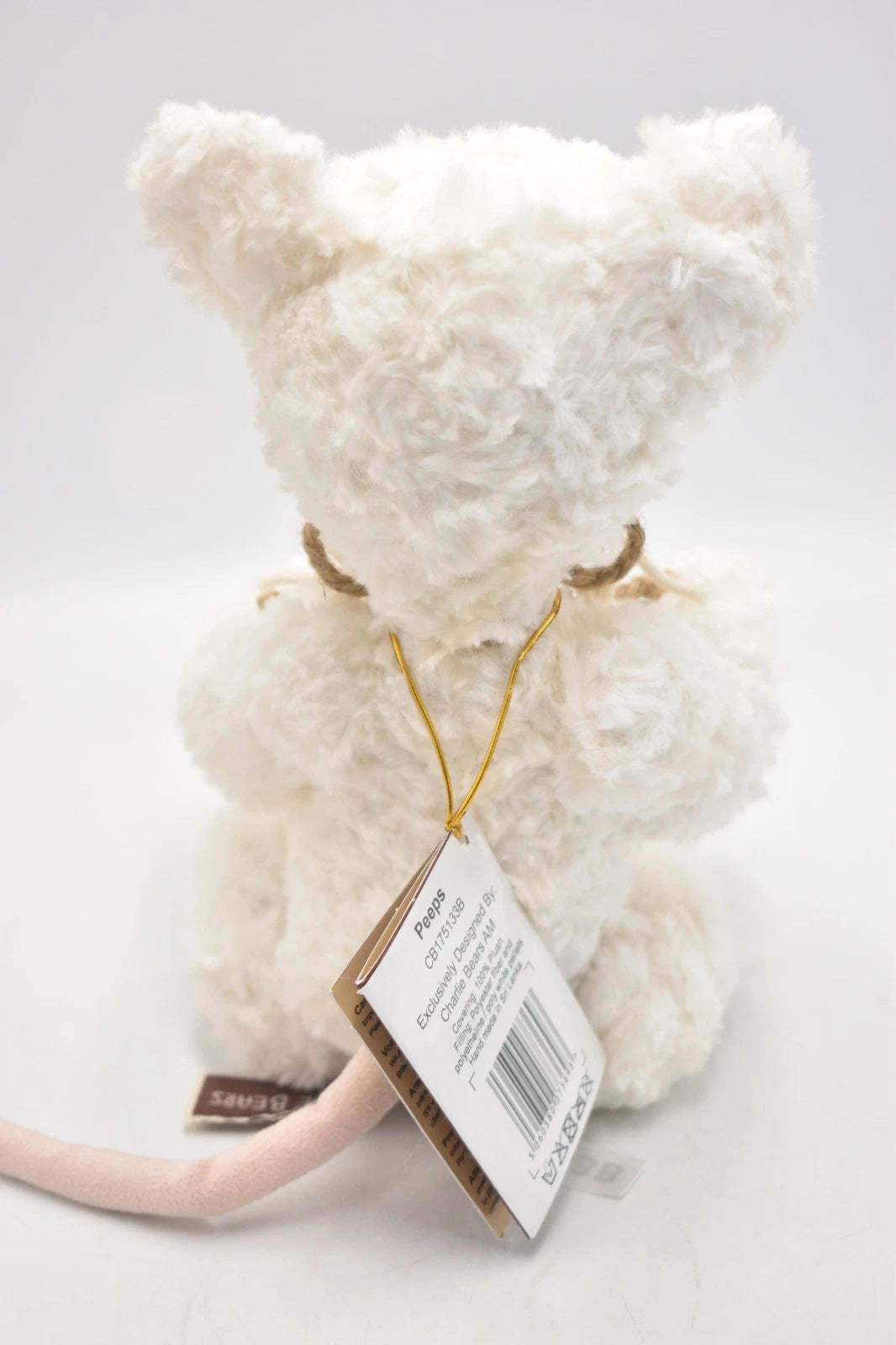 Charlie Bears Peeps Mouse Teddy Bear Retired Tagged 26cm Collectable