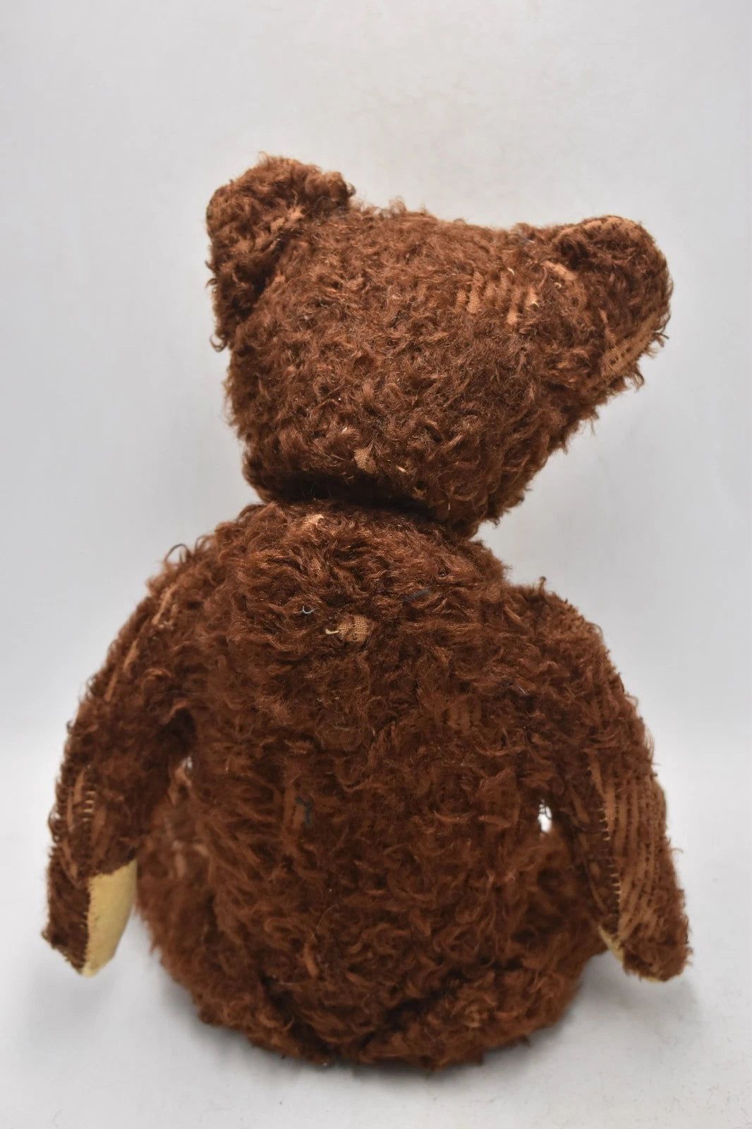 Antique American Mohair Teddy Bear Black Boot Button Eyes Fully Jointed 44cm