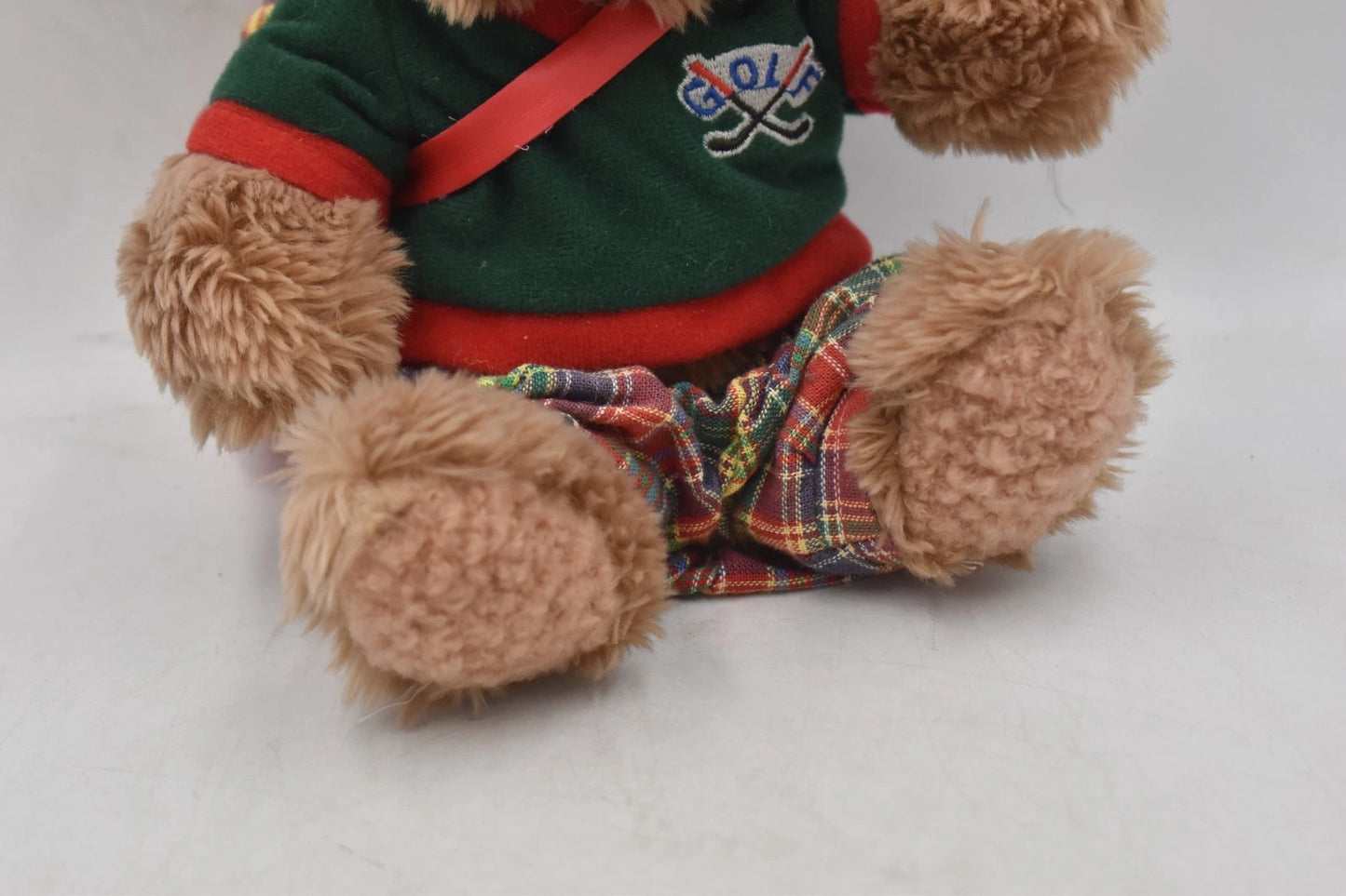 The Teddy Bear Collection Gordon The Golfer Plush Teddy Bear 16cm Retired