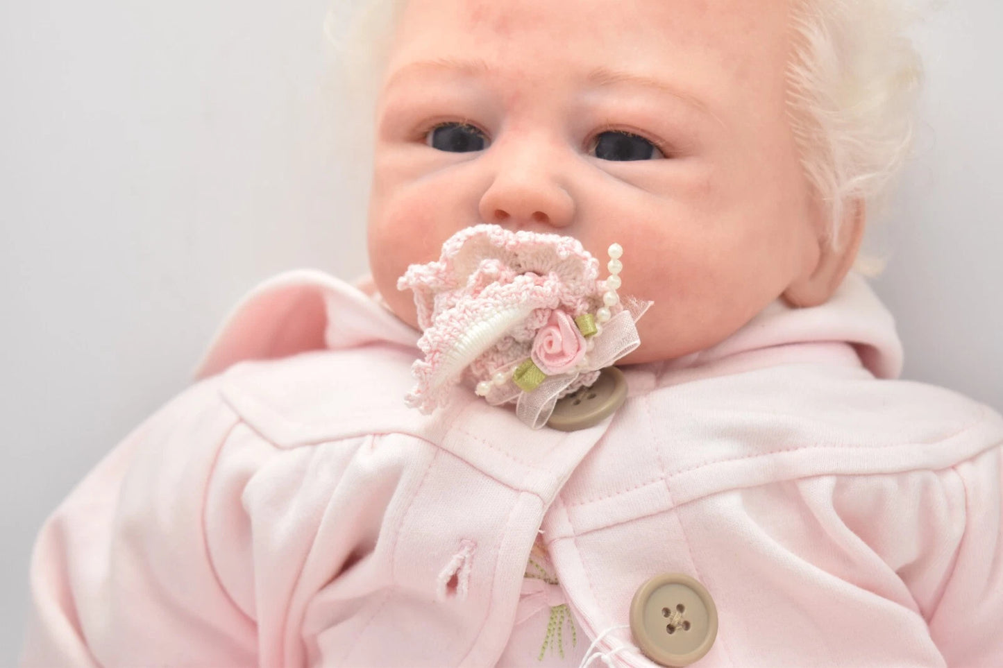 OOAK Reborn Baby Girl Malin Fiorenza Biancheri 20" Doll COA Lifelike Vinyl