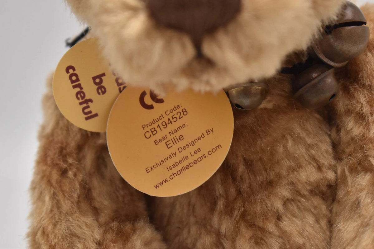 Charlie Bears Ellie Teddy Bear Retired Tagged Isabelle Lee Designed Plush
