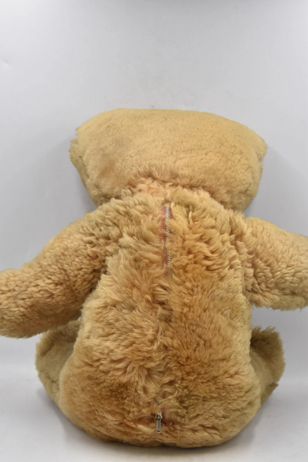 Vintage 1960s Sheep’s Wool Teddy Bear Growler Pyjama Case 60cm