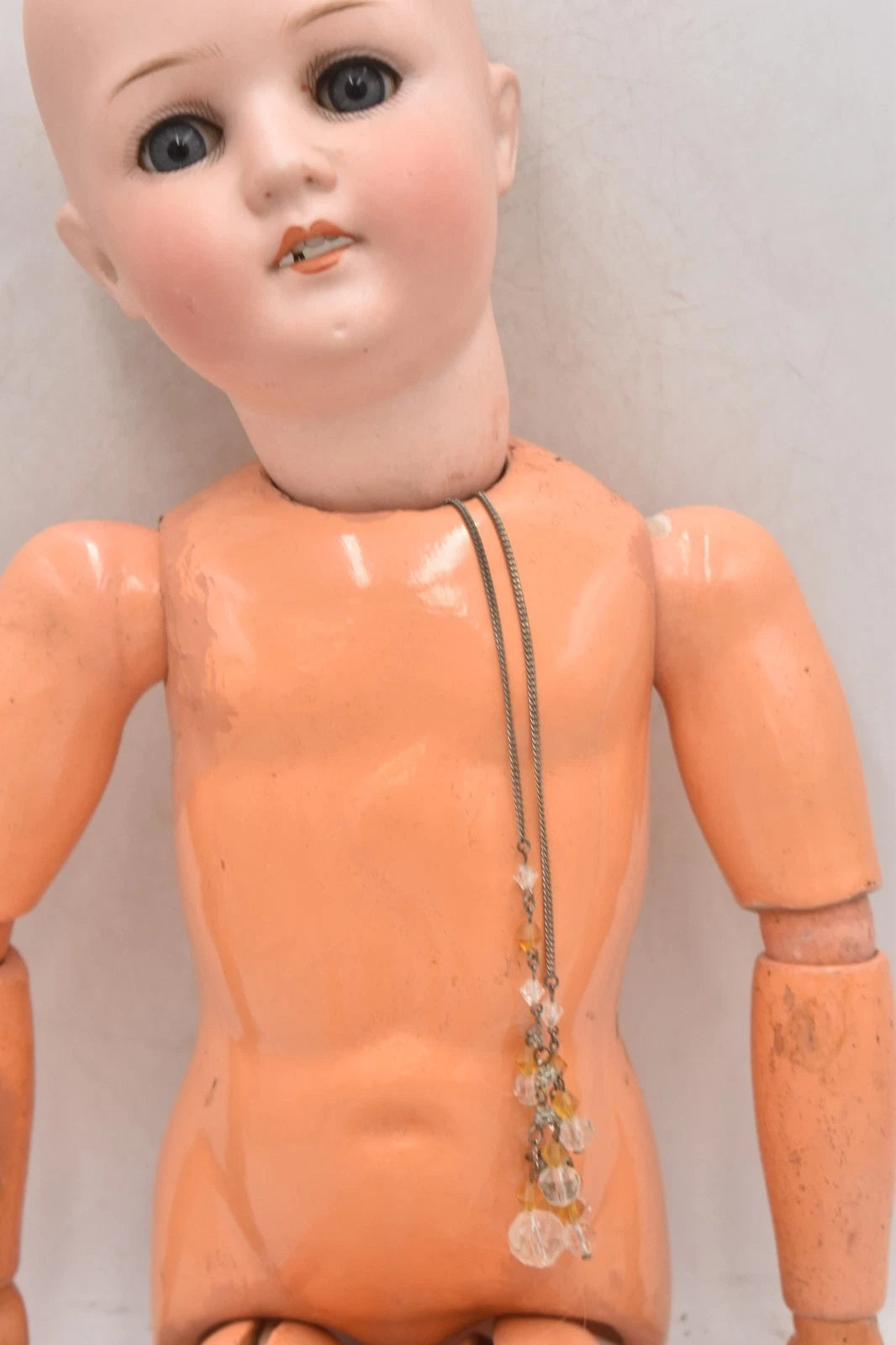 Antique Heubach Koppelsdorf German Bisque Head Doll 250-4 Sleepy Eyes 50cm