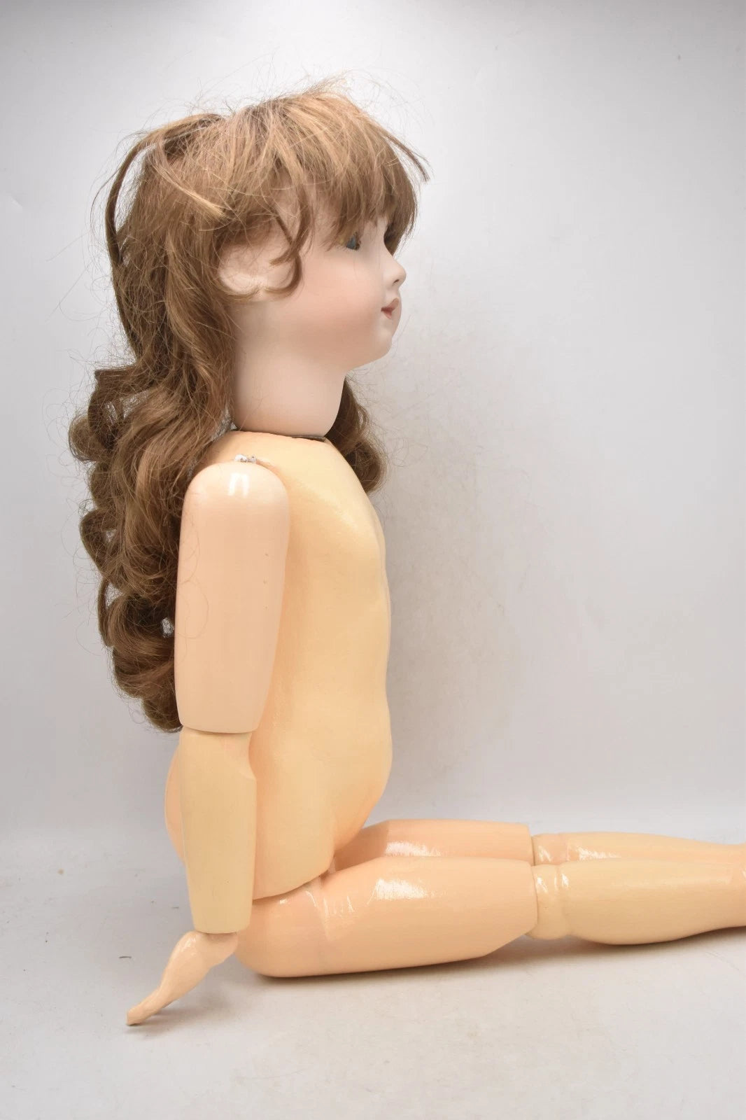 Vintage Reproduction French Andre Thuillier A.14.T Bisque Head Doll Seeley Body