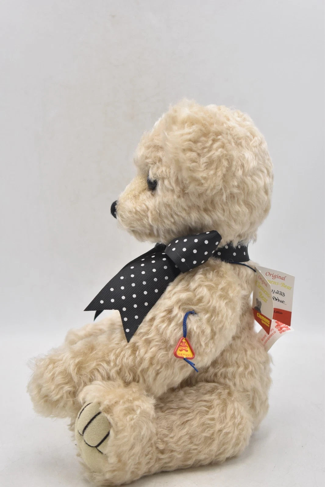 Clemens Mohair Teddy Bear Arthur Limited Edition Tagged & Retired