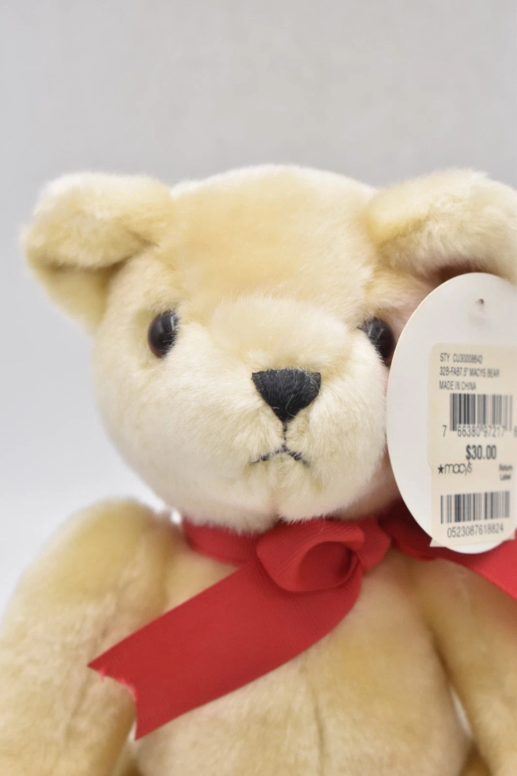 Macy’s Holiday Lane Teddy Bear 2013 Plush Christmas Bear Tagged Retired