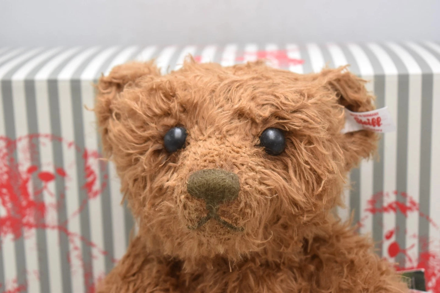 Steiff Hansel Teddy Bear 006968 Limited Edition Hemp Plush Wood Stuffing 36cm