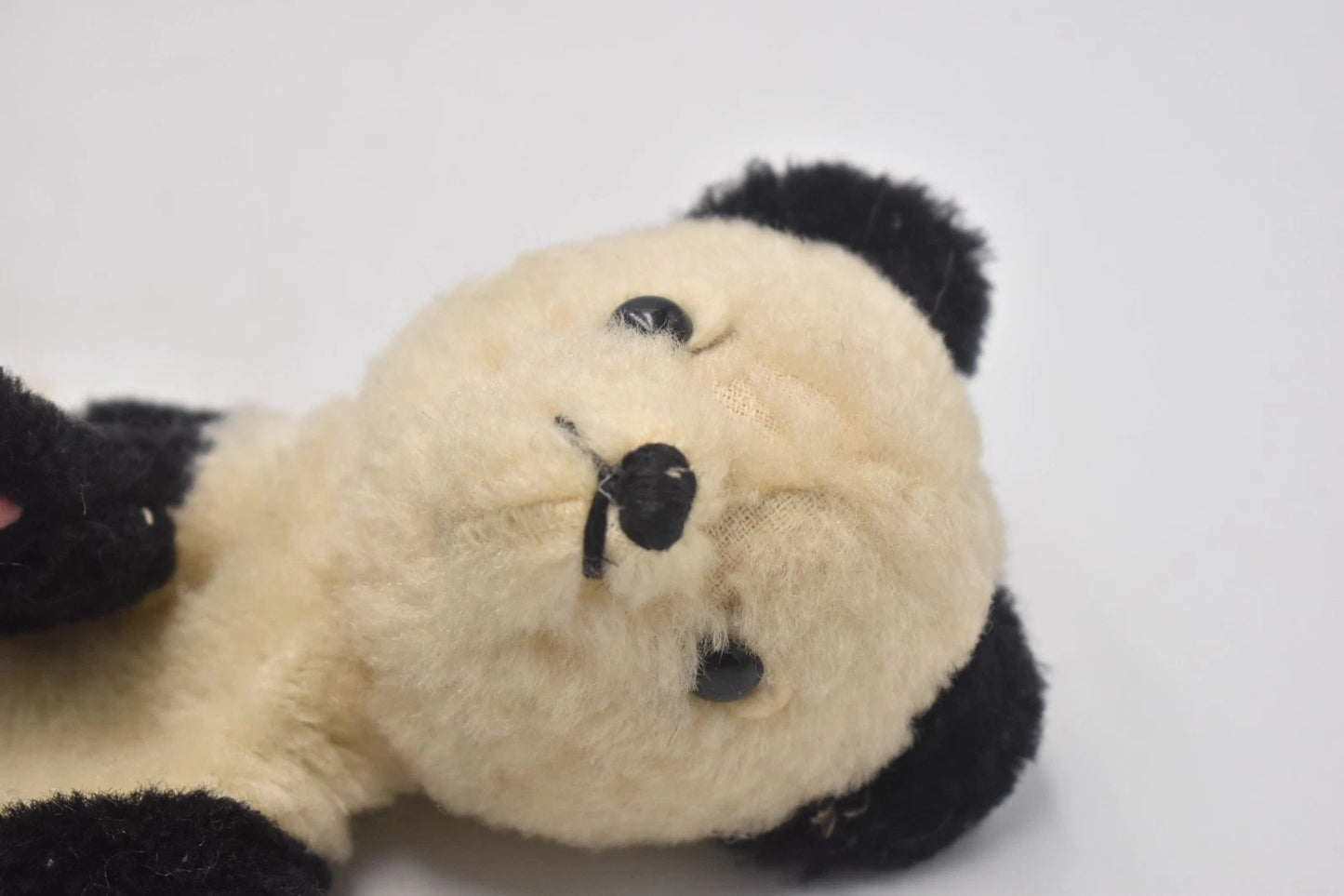 Vintage 1950s Mohair Panda Bear Hand Puppet Sooty Soo Style Collectable 24cm