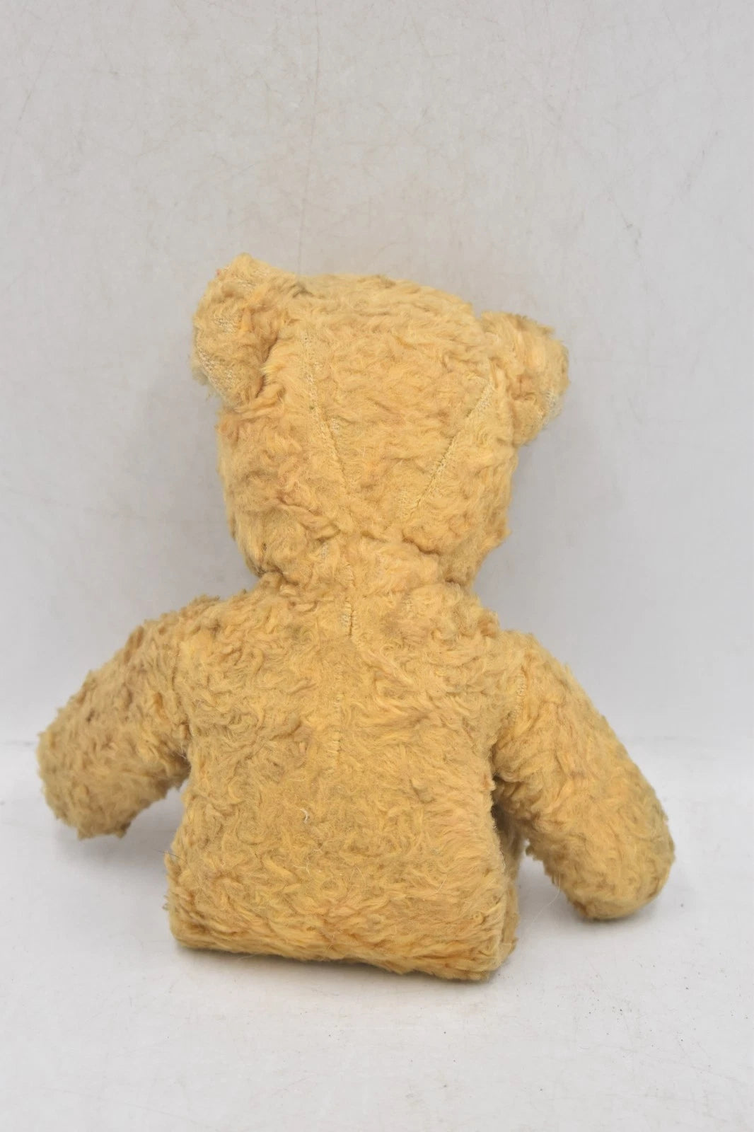 Vintage 1950s European Silk Plush Teddy Bear 24cm Unjointed Collectible