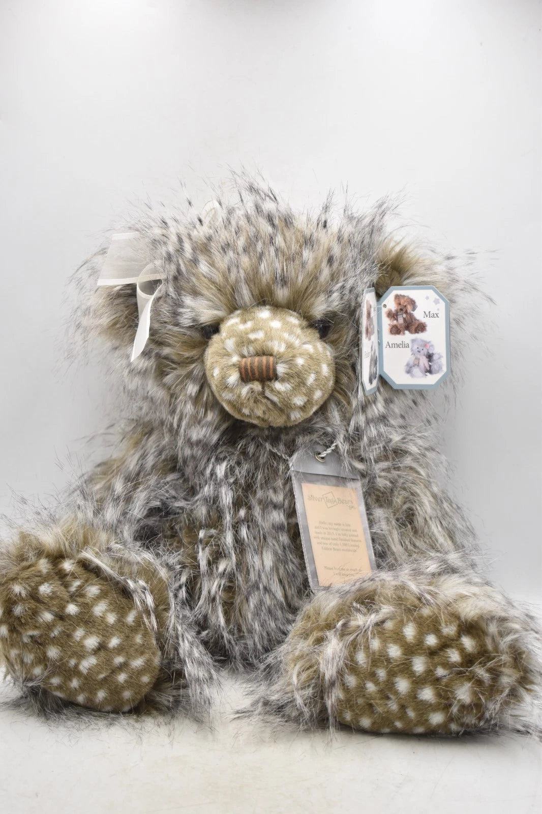 Suki Silver Tag Bear Isla Limited Edition 490/1500 Plush Teddy Bear 50cm Tagged