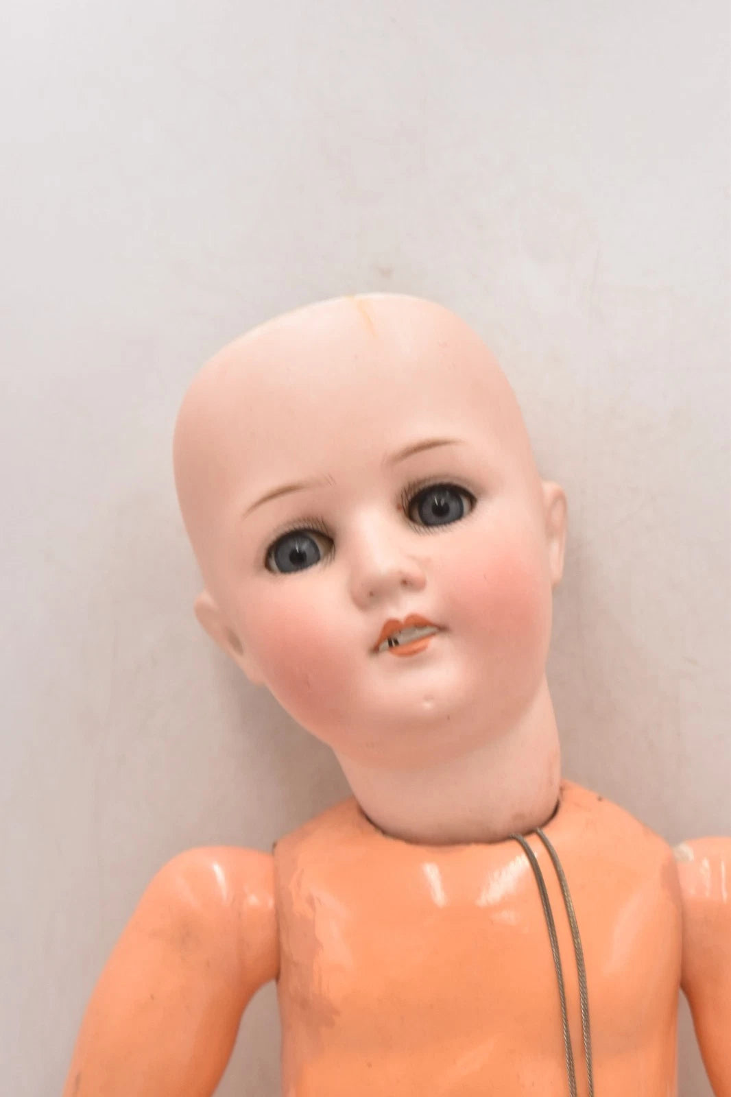 Antique Heubach Koppelsdorf German Bisque Head Doll 250-4 Sleepy Eyes 50cm