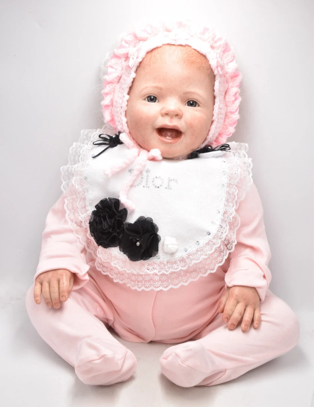 Bountiful Babies Reborn Baby Girl Doll Dior 62cm Vinyl Limbs Lifelike