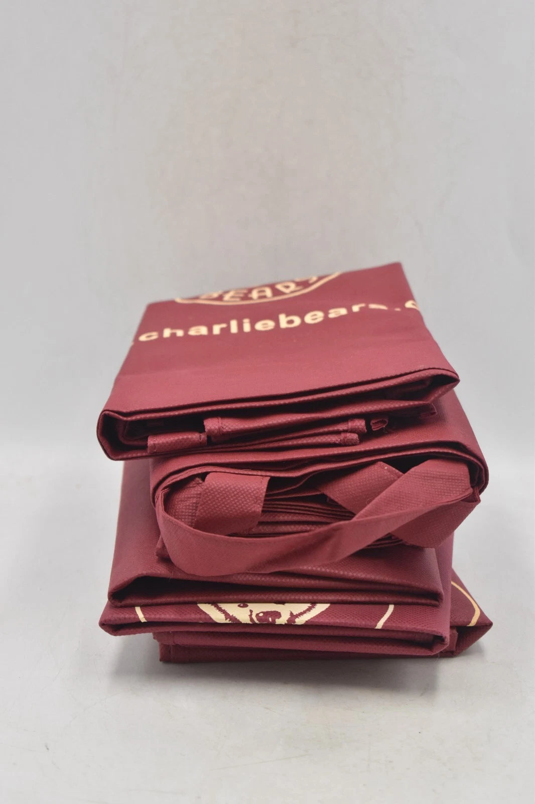 Charlie Bears Tote Bags Bundle x5 Burgundy
