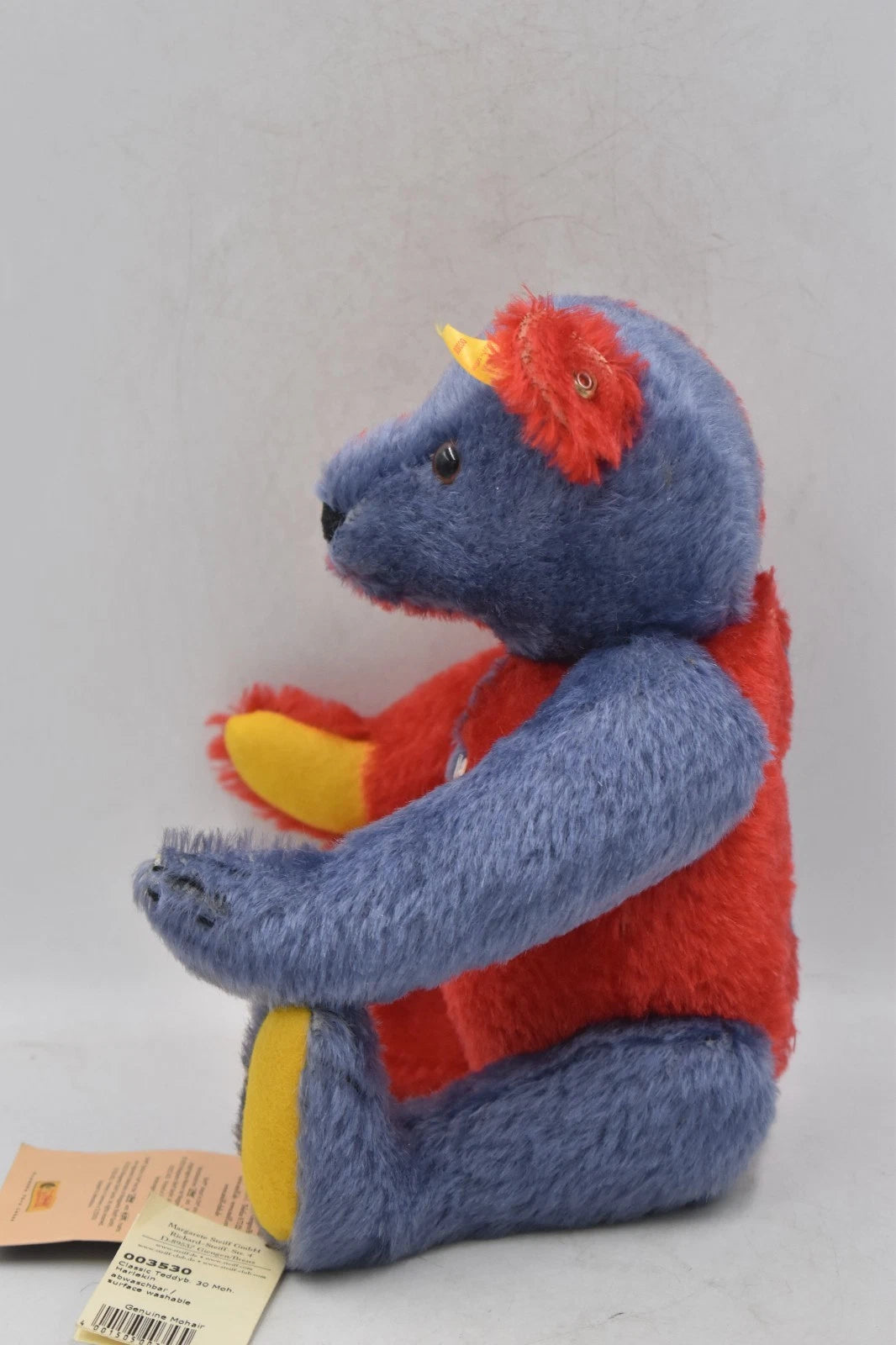 Steiff Mohair Classic Teddy Bear Harlequin 30cm Fully Jointed Tagged