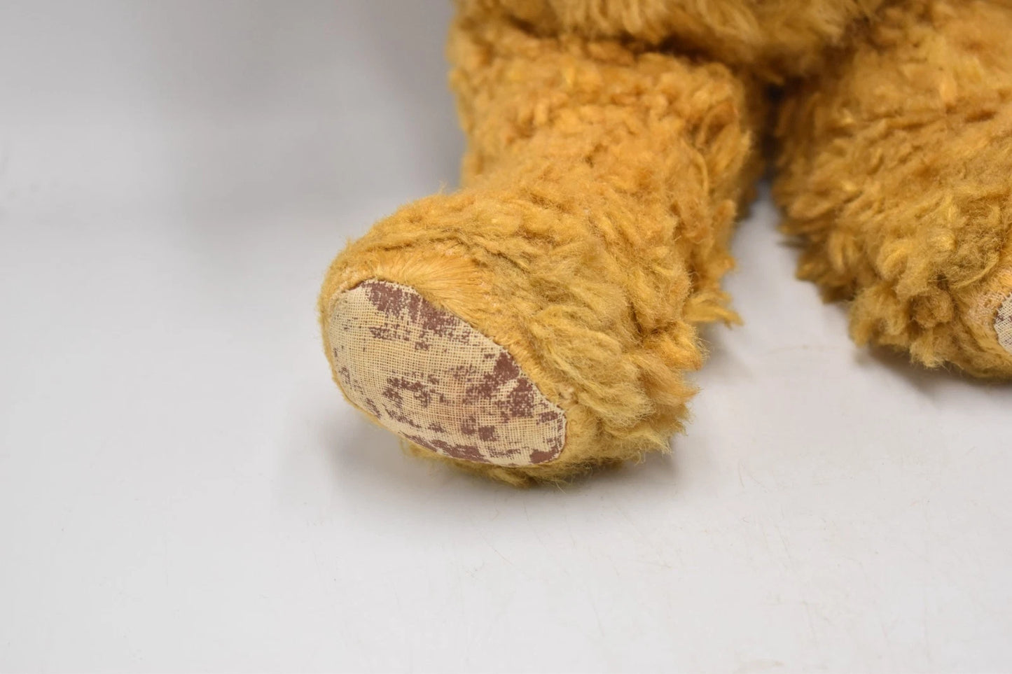 Vintage 1950s European Silk Plush Teddy Bear Fully Jointed 48cm Collectable