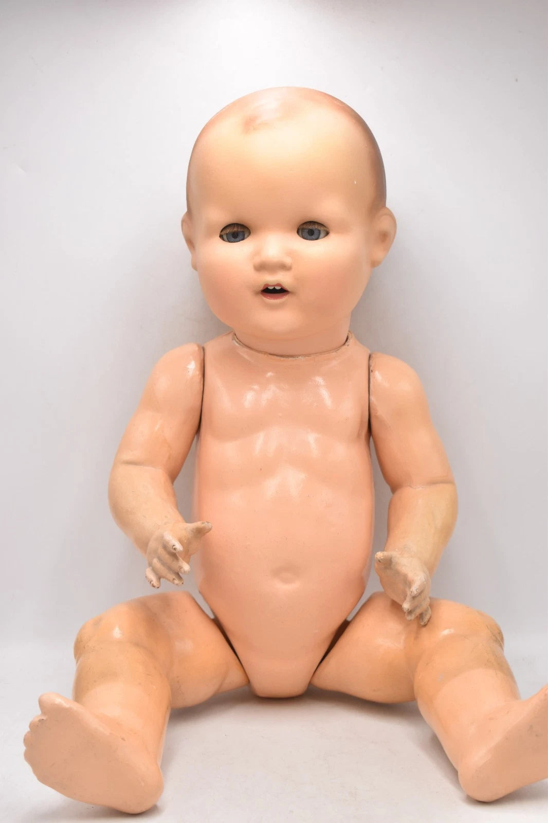 Antique Armand Marseille 518 Large Bisque Head Doll 64cm Sleep Eyes Blinking
